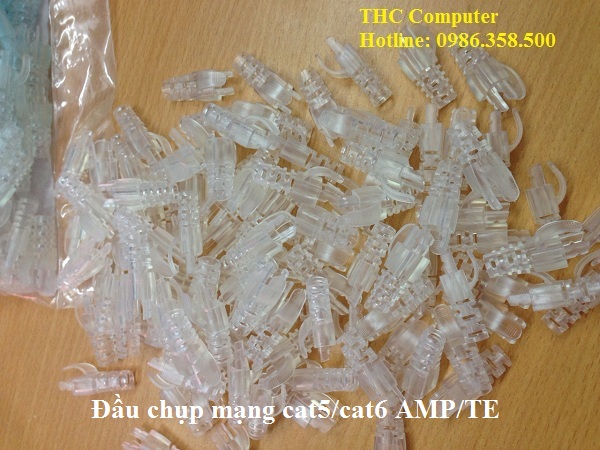 Đầu chụp cat6 nhựa trong chính hãng